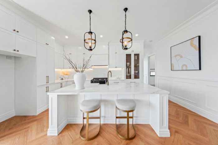 A beautifully styled kitchen, professionally presented for sale